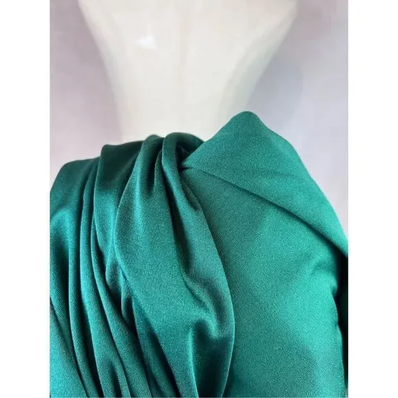 Vintage 1960s 1970s Sax Fifth Evening Gown Dress Emerald Green - Picture 14 of 14